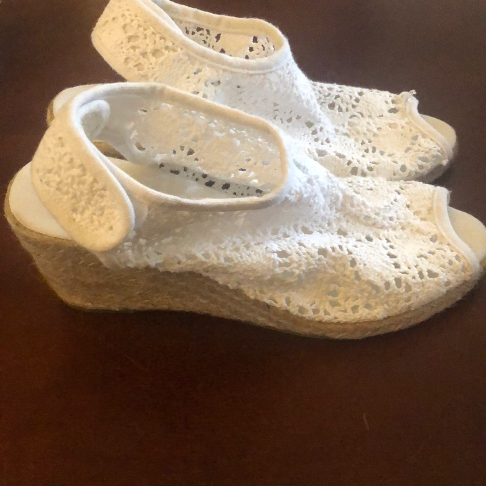White espadrilles